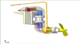 Azimuth thruster with Hobson’s joints