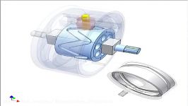 Barrel cam coaxial reductor