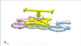 Geneva mechanism for reverse 90 deg. rotation