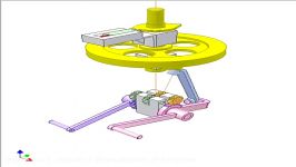 Spherical 4 bar linkage mechanism 4c