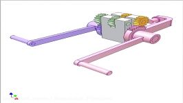 Coaxial pedals of opposite direction motions 3