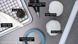 How to Make Fondant Ghost Cupcakes  Halloween Cupcakes