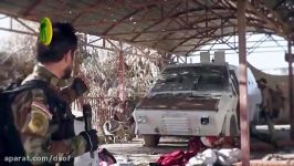 گرفتن خودروهای انتحاری داعش در موصل توسط نیروهای عراقی