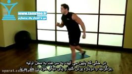 آموزش حرکت اسکوات جهشی پا جدا Split Squats