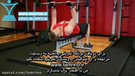 آموزش حرکت پلاور هالتر بازو خم Bent Arm Barbell Pullover