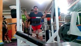 اسکوات 280KG بدون کمک دست حمید عباسیدر رقابت کوکولاو