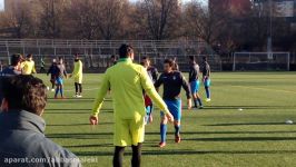 تمرین تیم ملی فوتبال ایران قبل بازی سوئد  استکهلم Iran National Football Team Training