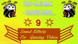 Sound effects for gaming videos Punch+Glass Break+Suspense Sound Effects