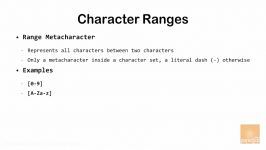 ۱۵ معرفی Character Range در RegEx عبارت قاعده