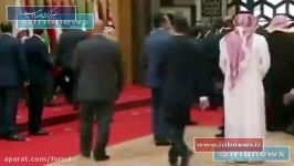 زمین خورد وحشتناک میشل عون رئیس جمهور لبنان