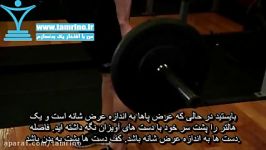 آموزش حرکت اسکوات هالتر پشت Barbell Hack Squat