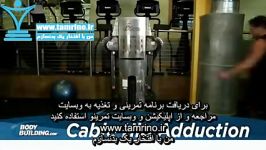 آموزش حرکت سیم کش ران ایستاده Cable Hip Adduction