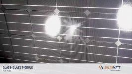 تست تگرگ پنل خورشیدی SOLARWATT