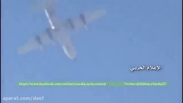 هواپیمای C130 نیروی هوایی ایران در دیرالزور سوریه