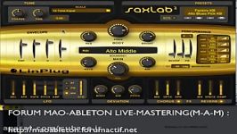 Tuto MAO Saxlab 2 Linplug part 1 Saxophone VstiVst DIDGUITARE