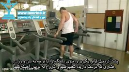 آموزش حرکت دویدن آهسته روی تردمیل Jogging Treadmill