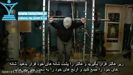 آموزش حرکت اسکوات قدرتی بند برعکس Reverse Band Power Squat