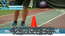 آموزش حرکت پرش به کنار دو سرعت Side Hop Sprint