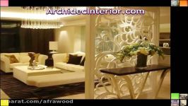 Luxury mdf 3d Wall Grill Panel for hotel interior decoration Archidec