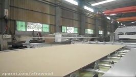 high efficiency veneer faced MDF Plywood production line with 200T hot press