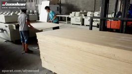 Automatic wire drawing wooden grain of MDF furniture board