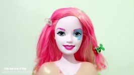 Play Doh Rainbow Dash Pinkie Pie Applejack Rarity Fluttershy Twilight Sparkle  Barbie Styling Head