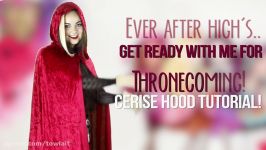 Ever After High  Cerise Hood Costume Makeup Tutorial  Chelsea Crockett