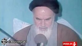 شوخی امام در مراسم تنفیذ شهید رجایی در حضور دکتر روحانی