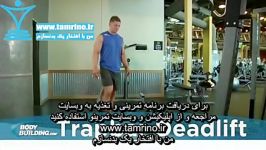 آموزش حرکت ددلیفت هالتر هکس Trap Bar Deadlift