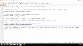 دانلود آموزش ساخت مدیریت Container ها در Windows Serv