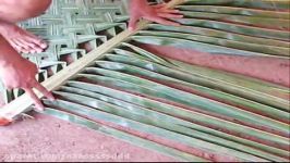 How to weave coconut fronds