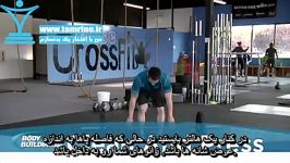 آموزش حرکت بلند کردن هالتر پرس شانه Clean and Press