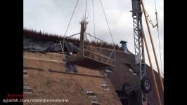 Thatching a Roof in Holland.