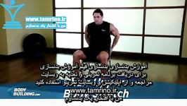 آموزش حرکت کشش بالاتنه روی صندلی Chair Upper Body Stretch