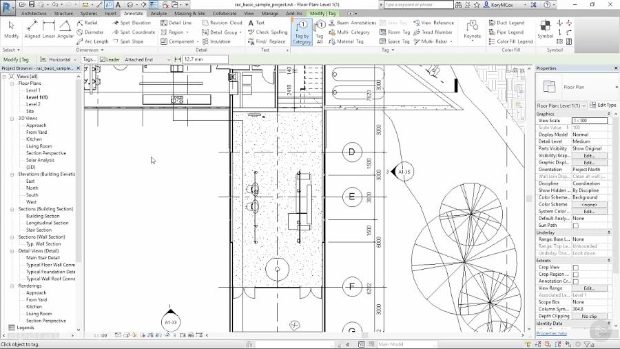 دانلود آموزش مستند سازی پروژه ها در Revit بوسیله ابزاره