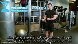 آموزش حرکت چرخش خارجی شانه بند External Rotation with Band