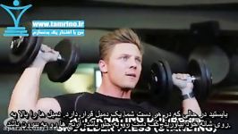 آموزش حرکت پرس شانه جفت دمبل متناوب ایستاده Standing Alternating Dumbbell Press