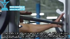 آموزش حرکت پرس هالتر پشت گردن دست باز Snatch Grip Behind The Neck Overhead Pr