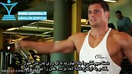 آموزش حرکت بالا آوردن سیم کش پایین تک دست Standing Low Pulley Deltoid Raise