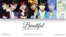 HAN ROM ENG MONSTA X 몬스타엑스  Beautiful 아름다워 Color Coded Lyrics