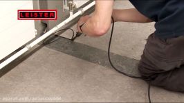 Floor welding with Leister HOT JET S