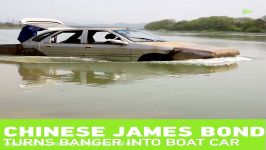 Handyman turns banger into amphibious ‘boat car’ in China