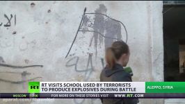 RT visits Aleppo school used by jihadists to manufacture