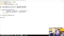 How to program the Best Fit Slope  Practical Machine Learning Tutorial with Python p.8