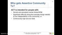 Assertive Community Treatment Model