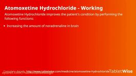 Atomoxetine Hydrochloride  Uses Reviews Side effects and Contraindications