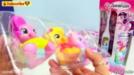 My Little Pony Brushing Teeth with Pinkie Pie Starsong and Applejack