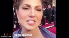 توضیحات انوشه انصاری درباره شال خبرساز اسکار Asghar Farhadi The Oscars 2017