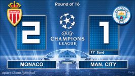 MONACO vs MANCHESTER CITY 3 1 • Champions League 2017 • 15032017 F