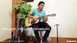 نوازندگی گیتار توسط مجتبی ریاضی اجرای اهنگ پشیمونم شعر اهنگساز مجتبی ریاضی